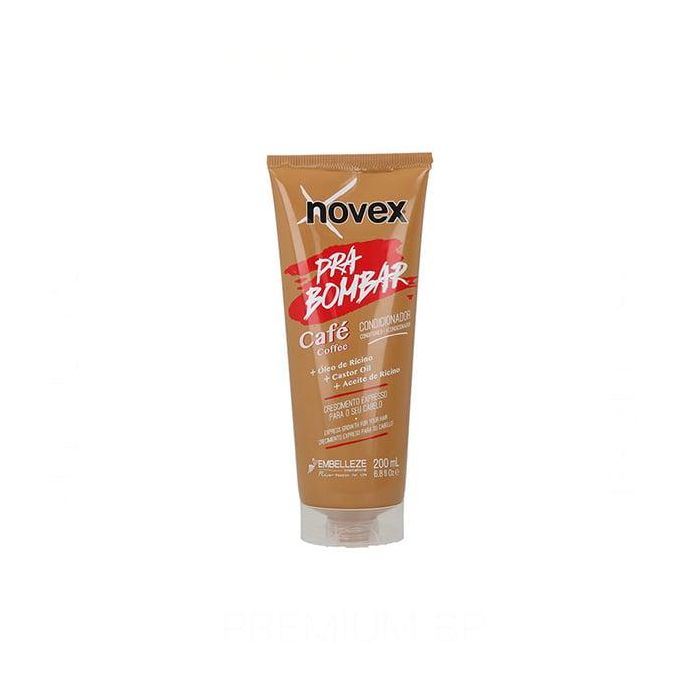 Novex Pra Bombar Café Acondicionador 200ML - Crecimiento Expreso para Cabello