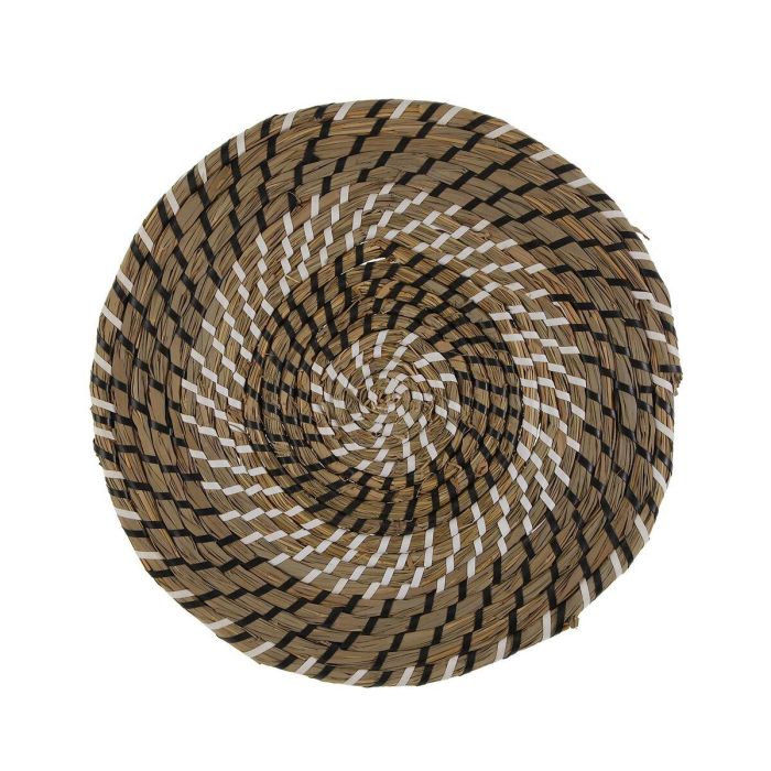 Salvamantel Versa Blanco Negro Textil Jacinto de agua 38 cm Salvamantel Versa Blanco Negro Textil Jacinto de agua 38 cm