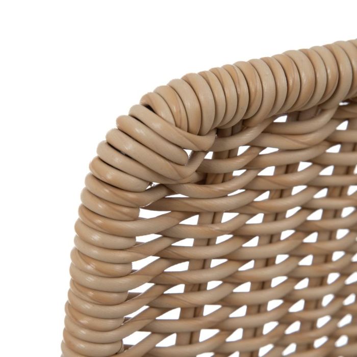 Silla Natural-Negro Pp/Metal Salón 45 X 41 X 83 cm