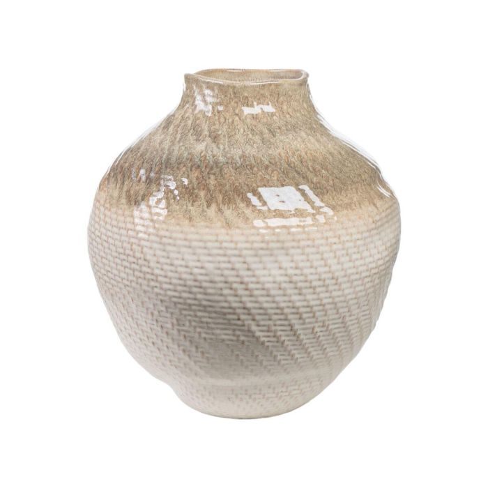 Jarrón Romimex Beige Porcelana 36 x 39 x 37 cm