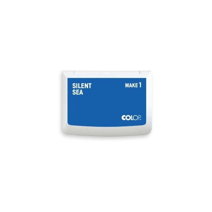 Colop TAMPÓN MAKE1 COLOR MAR SILENCIOSO 50X90 MM Azul 155128 0 Colop TAMPÓN MAKE1 COLOR MAR SILENCIOSO 50X90 MM Azul 155128 0