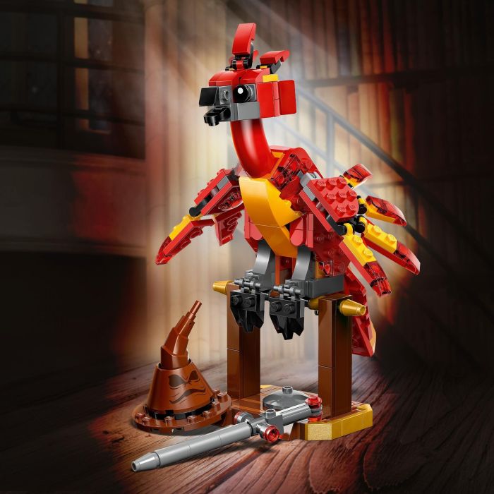 LEGO 76448 Harry Potter Fawkes Fénix de Dumbledore Set de Construcción Figura Articulada 5