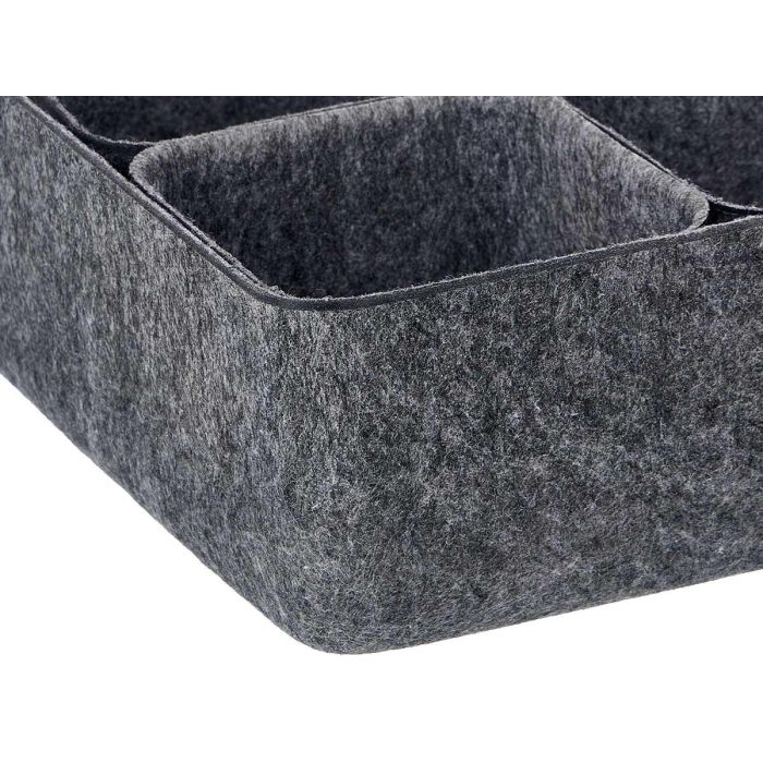 Set 5 Organizadores Kipit Fieltro Gris 24.7x10x24.7 cm (8 Unidades) 3 Set 5 Organizadores Kipit Fieltro Gris 24.7x10x24.7 cm (8 Unidades) 3