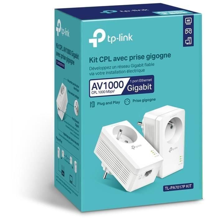 KIT de PLC TP-Link AV1000 con paso a través de CA 2 KIT de PLC TP-Link AV1000 con paso a través de CA 2
