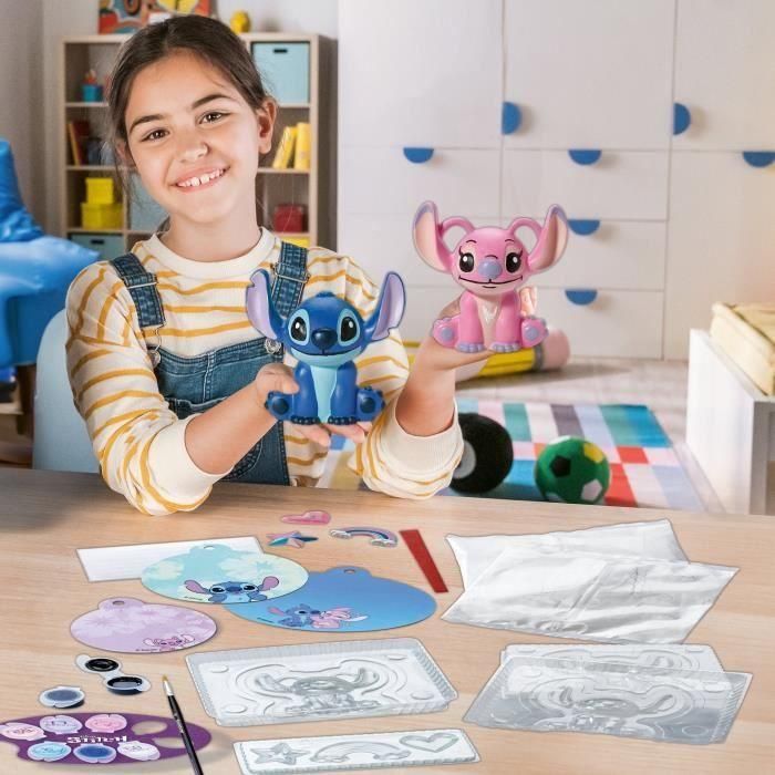 Ravensburger Juego Be Creative Maxi Kit de Creaciones en Yeso de Stitch para Niños y Niñas a partir de 8 años 3