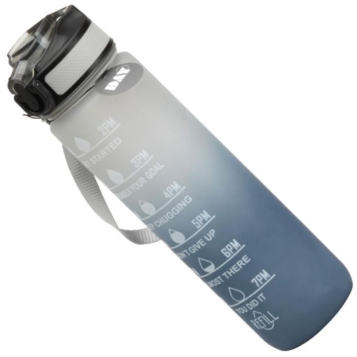 Day Botella Motivacional 900 ml con Marcador de Tiempo y Pajita Integrada 5 Day Botella Motivacional 900 ml con Marcador de Tiempo y Pajita Integrada 5