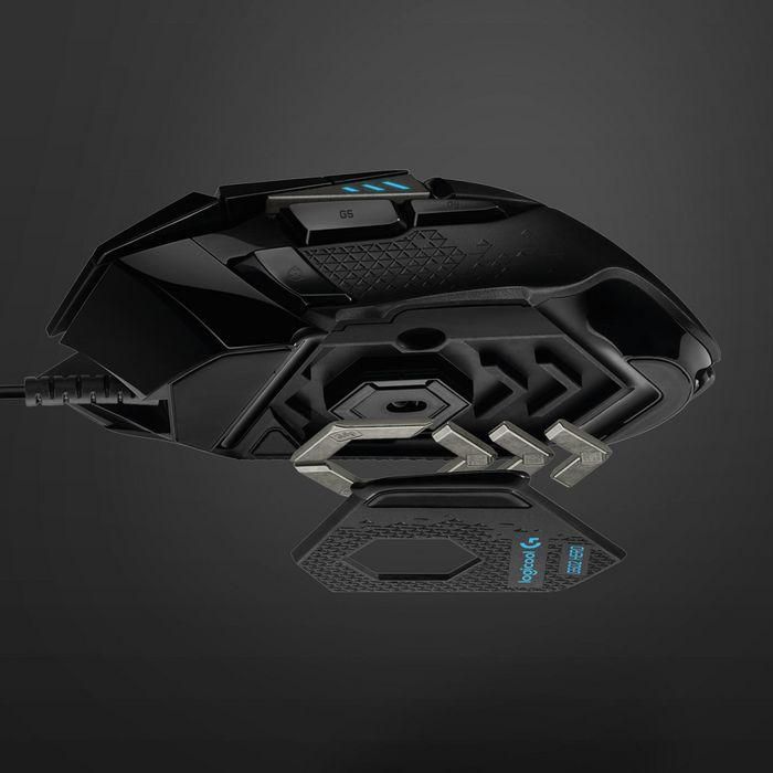 Logitech 910-005470 Ratón Gaming G502 Hero 25600 DPI RGB LIGHTSYNC, 11 Botones Programables, Peso Ajustable y Negro 3 Logitech 910-005470 Ratón Gaming G502 Hero 25600 DPI RGB LIGHTSYNC, 11 Botones Programables, Peso Ajustable y Negro 3