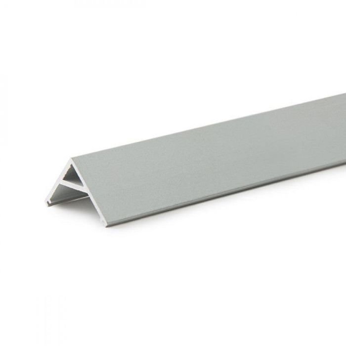 Perfíl Aluminio para Tira LED Instalación Esquinas - Difusor Opal x 2M 2