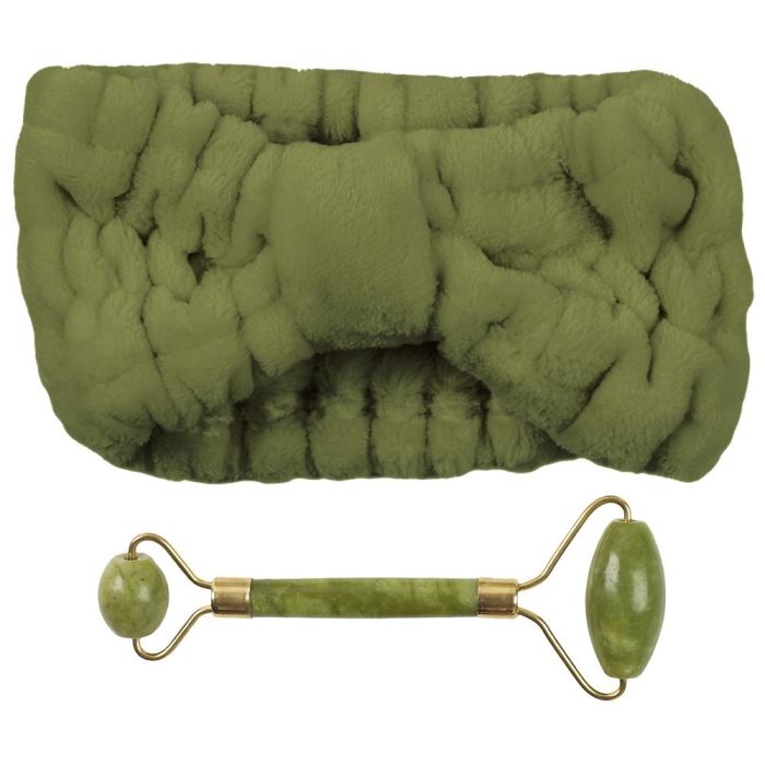 Cosmetic Club Masajeador Facial Jade Pour Elle con Banda para Maquillaje 3