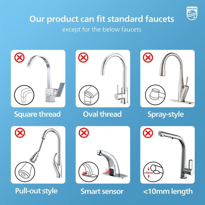 Filtro para grifo Philips AWP3703 3 Filtro para grifo Philips AWP3703 3