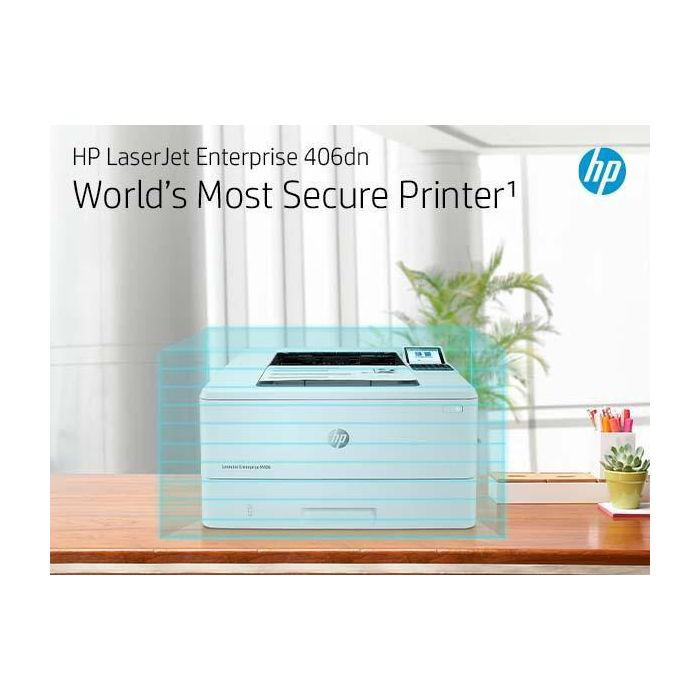 HP LaserJet Enterprise M406dn Impresora Láser Monocromo con JetIntelligence 13 HP LaserJet Enterprise M406dn Impresora Láser Monocromo con JetIntelligence 13