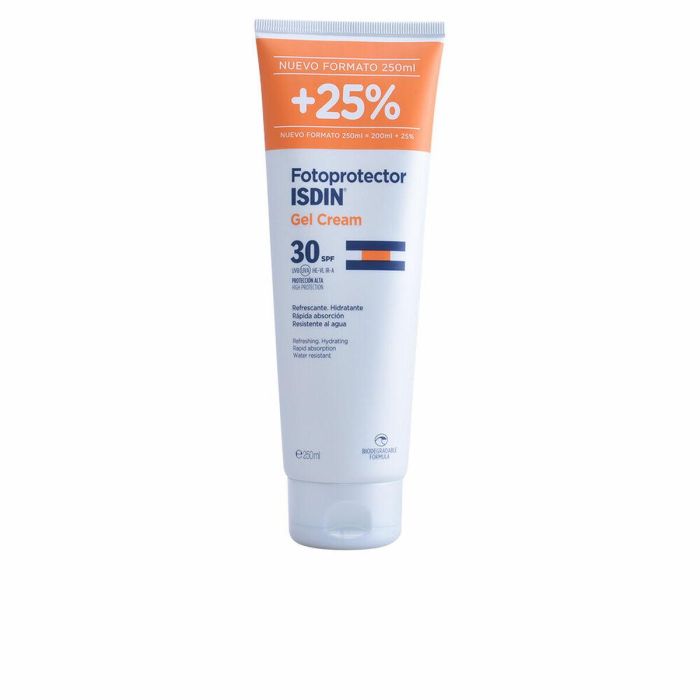 Isdin EXTREM Gel Crema Fotoprotector Corporal SPF30 250 ml - Piel Sensible, Atópica, Resistente al Agua