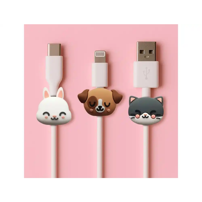 Wondee Protectores de Cable Mr. Wonderful Pets Pack 3 Unidades 2