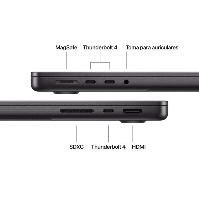 Apple MacBook Pro 14.2" M5 16GB RAM 512GB SSD Negro Espacial 2