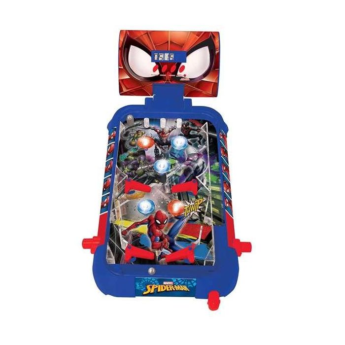 Lexibook Pinball Electrónico Spiderman JG610SP Juguete para Niños +5 Años con Luces y Sonidos 3