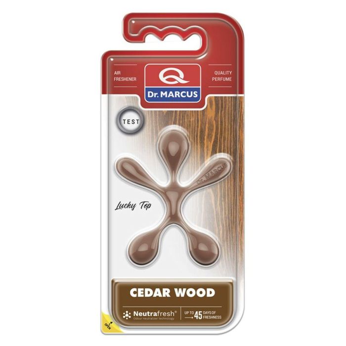 Ambientador para Coche Dr Marcus Lucky Top Madera de cedro Plástico Fragancia Colgante (12 Unidades) 1
