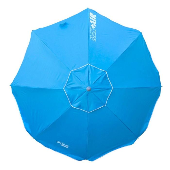 Sombrilla Aktive Azul Ø 200 cm 200 x 200 x 200 cm 200 x 198,5 x 200 cm UV50 (6 Unidades) 5