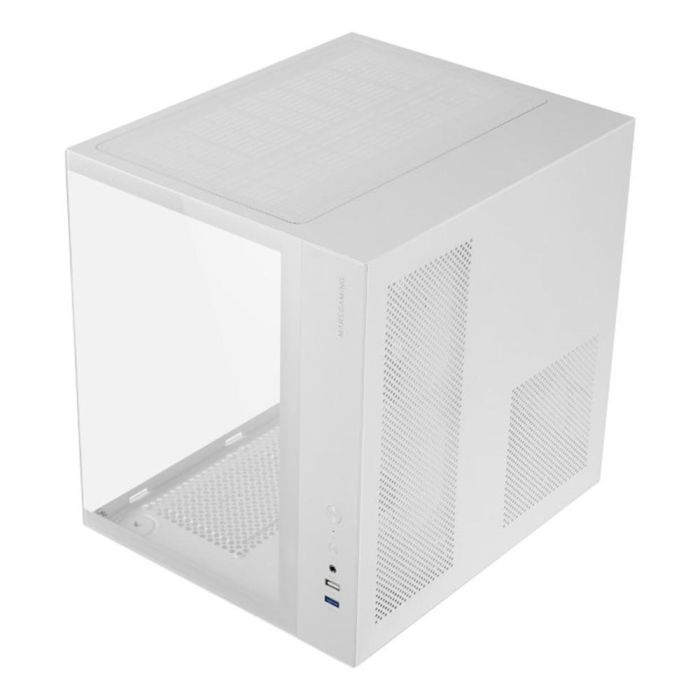Mars Gaming MCVONEW Caja PC ATX Cube Blanca Doble Cristal Templado Gamming