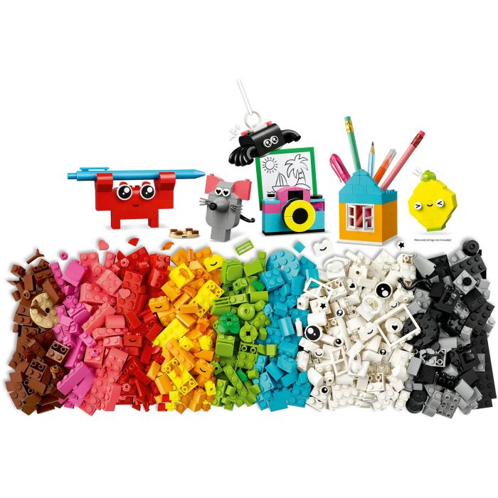 LEGO 11042 Caja Feliz Creativa Classic, Set de Construcción con 680 Ladrillos y Elementos Especiales, Guía Inspiradora y 10 Modelos Rápidos para Niños +5 Años 3 LEGO 11042 Caja Feliz Creativa Classic, Set de Construcción con 680 Ladrillos y Elementos Especiales, Guía Inspiradora y 10 Modelos Rápidos para Niños +5 Años 3
