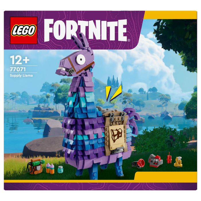 Lego Fortnite 77071 Llama de Suministros Minifigura Inspirada en el Videojuego para Adolescentes