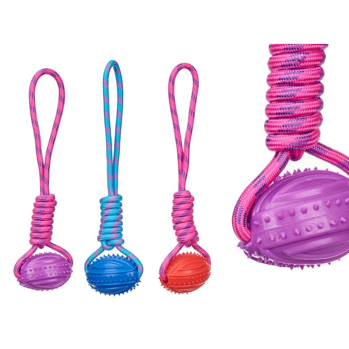 Pelota de Silicona con Cuerda 35 cm - Mascow, Colores Surtidos (24 Unidades) Pelota de Silicona con Cuerda 35 cm - Mascow, Colores Surtidos (24 Unidades)