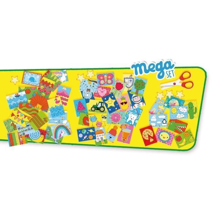 Ses Creative Aprendo a cortar Mega Kit - Incluye 48 hojas preimpresas listas para cortar y tijeras especiales - Para niños y niñas +3 años 1