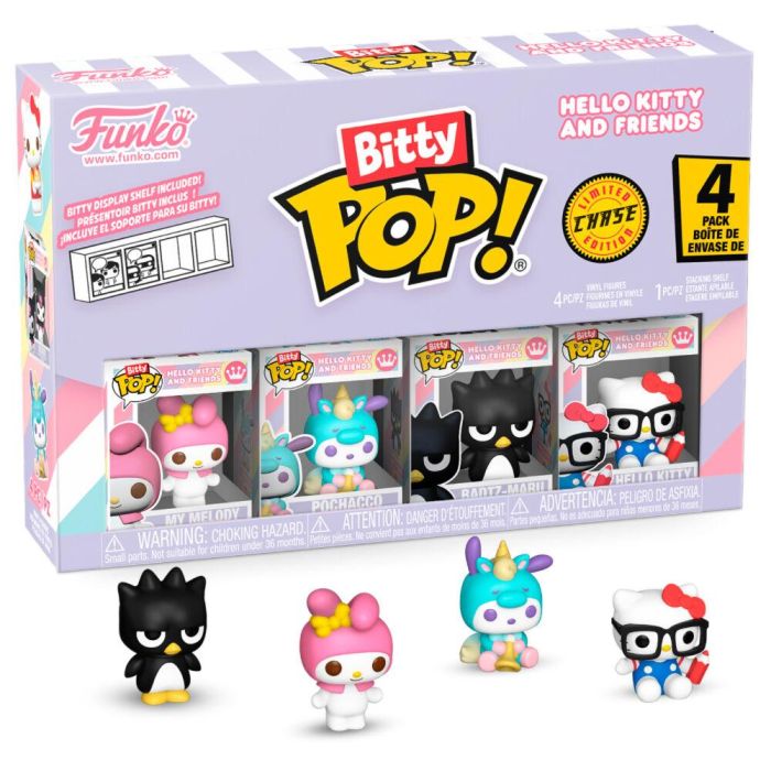 Blister 4 figuras Bitty POP Hello Kitty and Friends My Melody 1