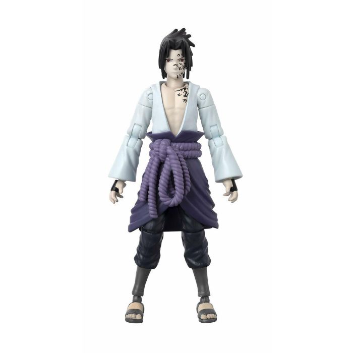 Bandai Figura de Acción Coleccionable Sasuke Uchiha Naruto Shippuden Anime Heroes Beyond 17 cm, detallada y articulada con accesorios 3