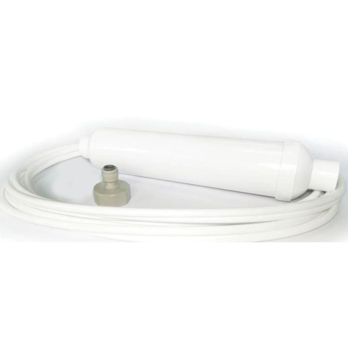 BWT 4820056803471 Kit de Filtración de Agua para Neveras Americanas con Cartucho de Carbón Activado, Tubo 6m y Conector, Compatible Universal