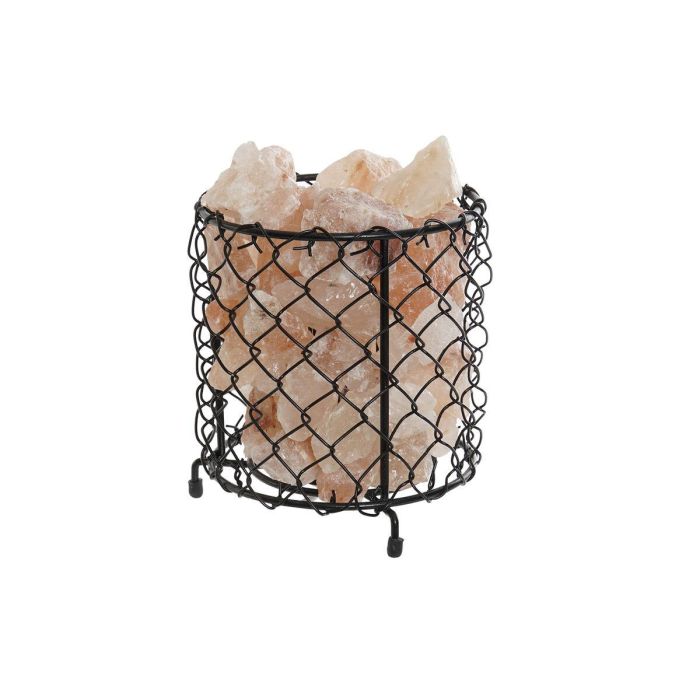 Decoración luminosa DKD Home Decor Sal Negro Naranja 15 W 17 x 17 x 17 cm Decoración luminosa DKD Home Decor Sal Negro Naranja 15 W 17 x 17 x 17 cm