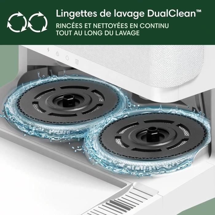 iRobot Roomba Plus 405 Combo Robot + AutoWash - Base multifunción - Lava y seca - LiDAR Clearview 2 iRobot Roomba Plus 405 Combo Robot + AutoWash - Base multifunción - Lava y seca - LiDAR Clearview 2