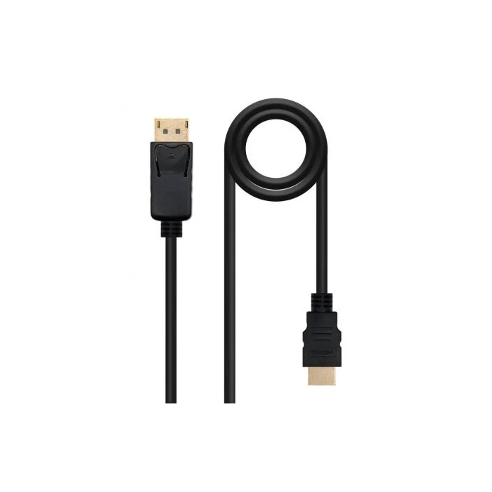 NANO CABLE 10.15.4301-L150 Cable Video Displayport a HDMI Macho-Macho 1.5m Negro 1