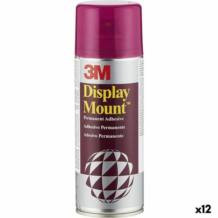 Adhesivo en spray 3M Display Mount 400 ml Permanente (12 Unidades) Adhesivo en spray 3M Display Mount 400 ml Permanente (12 Unidades)