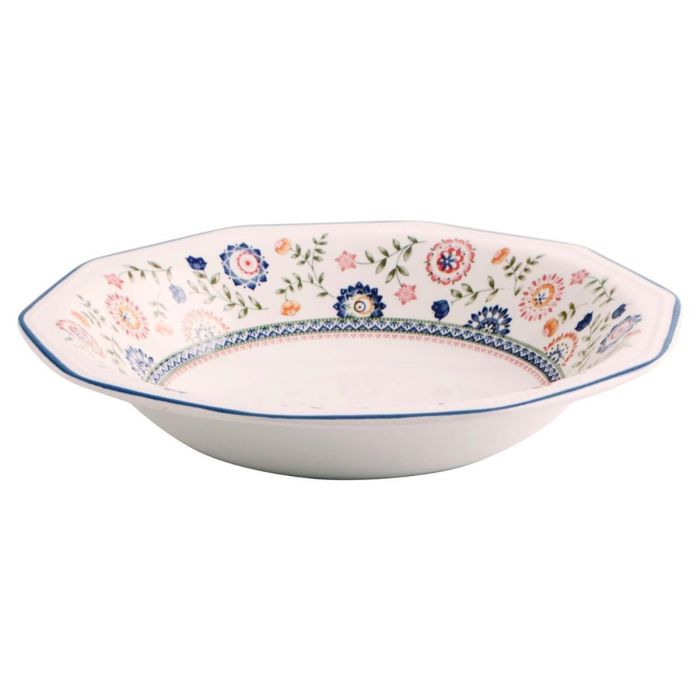 Queen's Ensaladera Cerámica Bengal 26,5 cm Set de 3 Unidades Apto Lavavajillas y Microondas