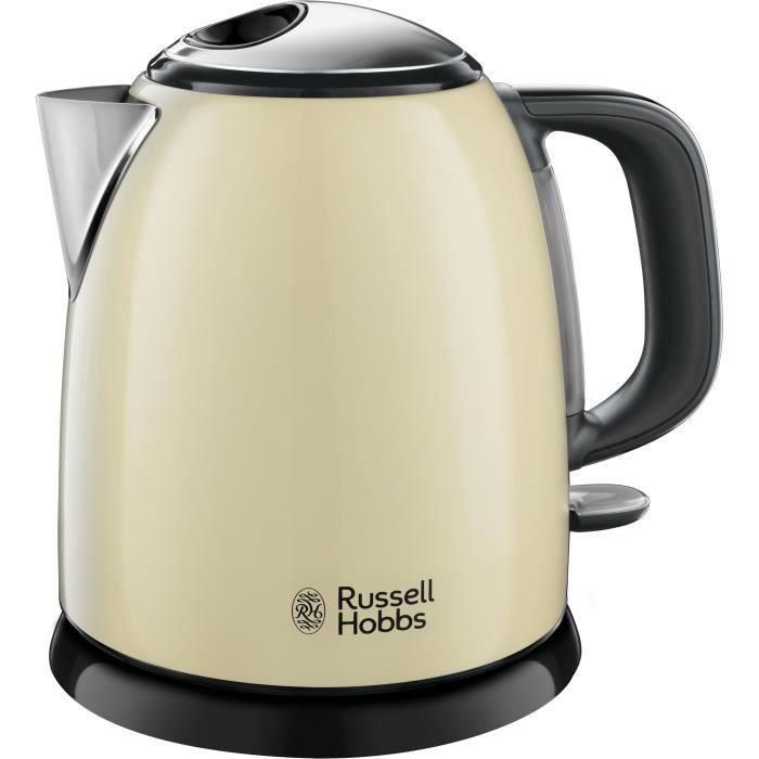 Russell Hobbs Hervidor Mini Colours Plus+ Crema 1L - Ahorro Energía, Diseño Compacto - 24994-70 Russell Hobbs Hervidor Mini Colours Plus+ Crema 1L - Ahorro Energía, Diseño Compacto - 24994-70