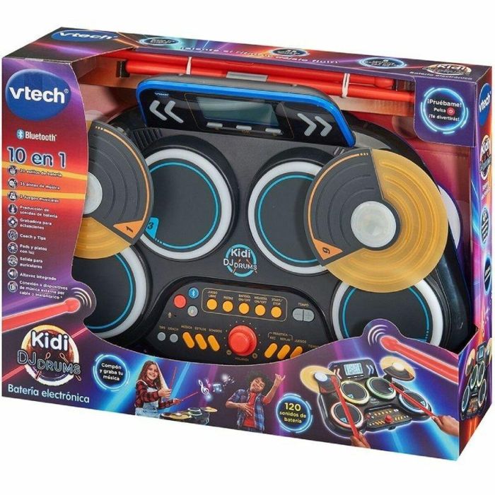 Batería Musical Vtech 80-572622-022 Plástico 1 Batería Musical Vtech 80-572622-022 Plástico 1