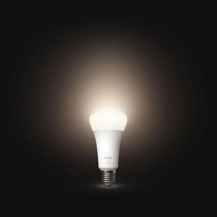 Philips Hue Bombilla LED Conectada A67, Luz Blanca Cálida 2700K, E27 13.5W 1600 Lúmenes, AABUO53053