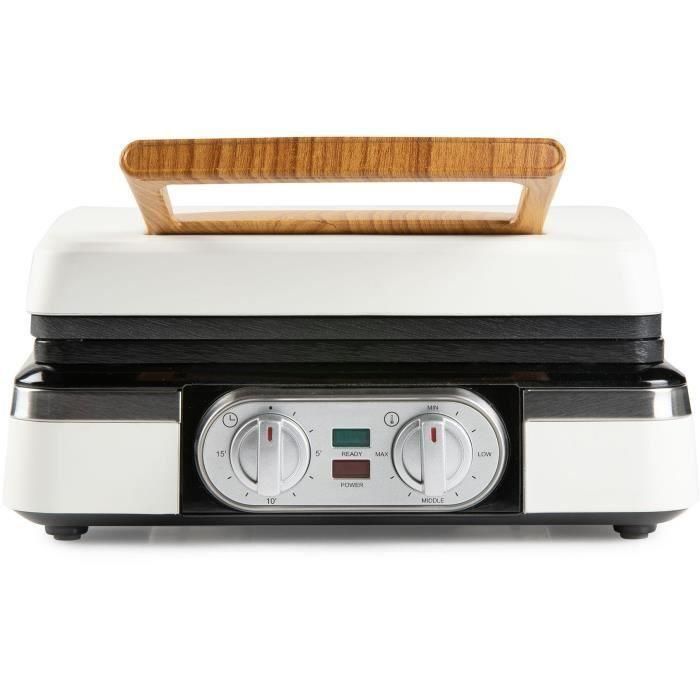 Máquina para hacer gofres - DOMO - DO9280W - 1520 W - 2 gofres XL - Blanco 3 Máquina para hacer gofres - DOMO - DO9280W - 1520 W - 2 gofres XL - Blanco 3