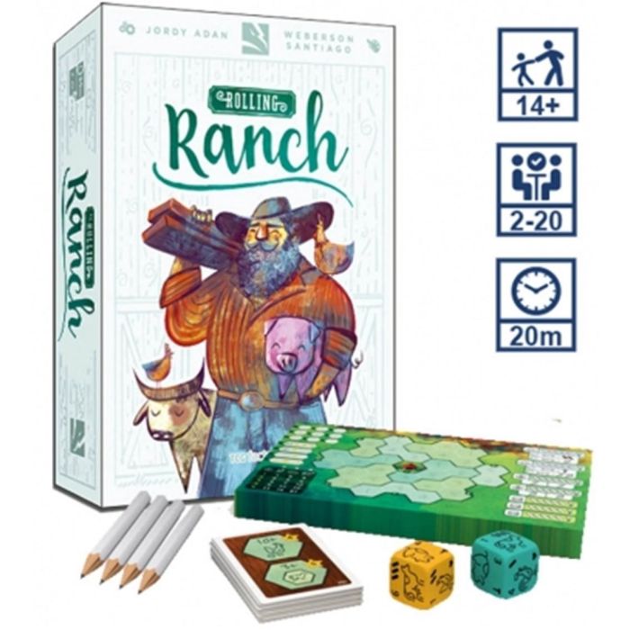 TCG Factory Rolling Ranch Juego de Mesa en Español 0 TCG Factory Rolling Ranch Juego de Mesa en Español 0