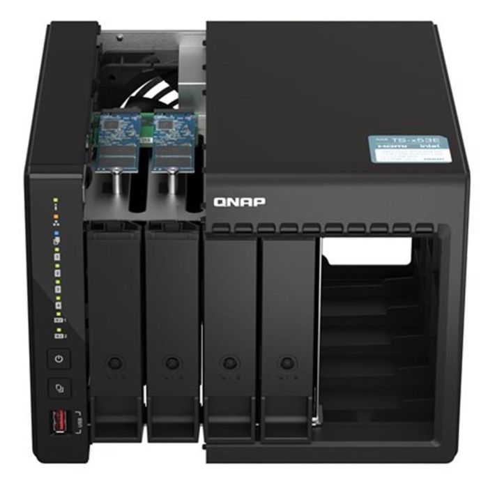 Qnap TS-453E Servidor NAS 4 Bahías, Intel Celeron J6412, 8GB RAM, 2.5GbE, RAID, HDMI, M.2 SSD - 4Xmn10Ada800S 2