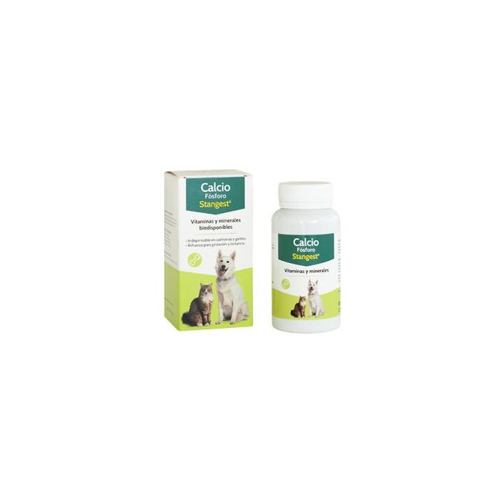 Stangest Calcio Fósforo 100 Comprimidos - Aporte de Vitaminas y Minerales para Perros