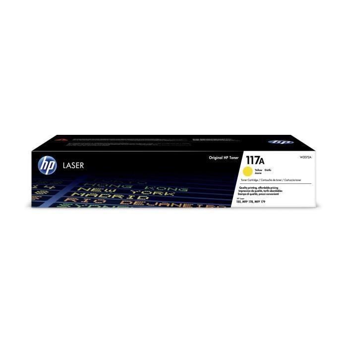 HP Cartucho de toner Original Laser 150A/178/179Fnw 117A amarillo (W2072A) HP Cartucho de toner Original Laser 150A/178/179Fnw 117A amarillo (W2072A)