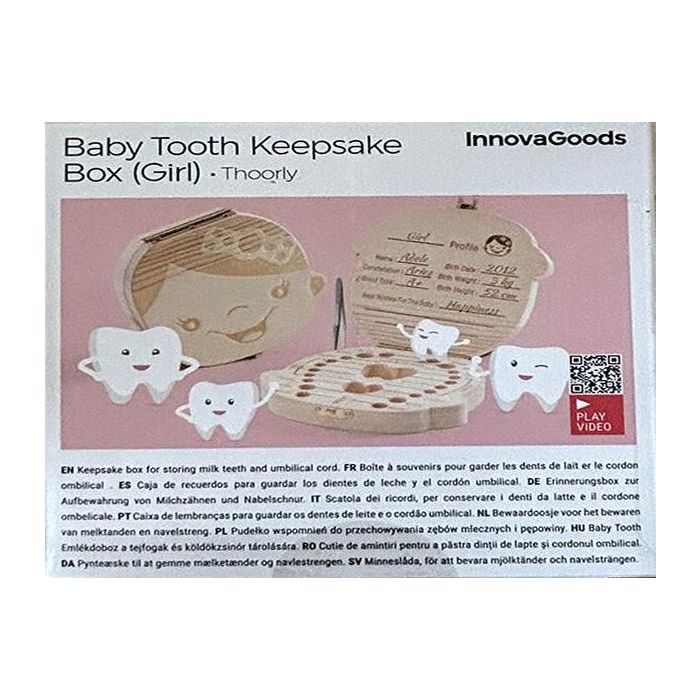 Caja de Recuerdos para Bebé Thooy InnovaGoods Niña 1 Caja de Recuerdos para Bebé Thooy InnovaGoods Niña 1