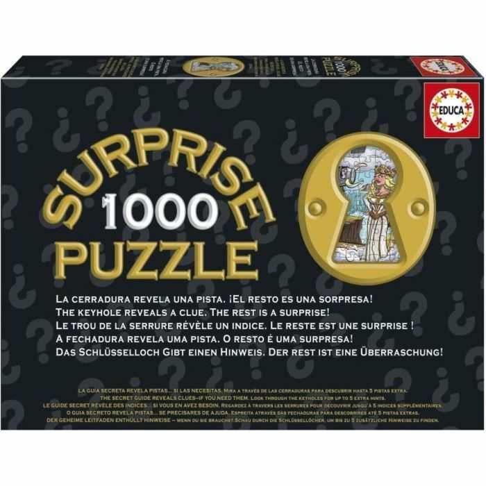 Educa EDU8412668203969 Puzzle Mesa Redonda de Caballeros - 1000 piezas