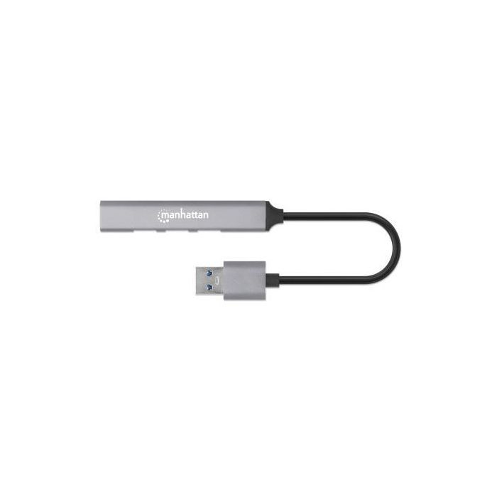 MANHATTAN 4Port USB-A Hub 3x480Mbit/s 1xGbit/s USB-A Stecker 4