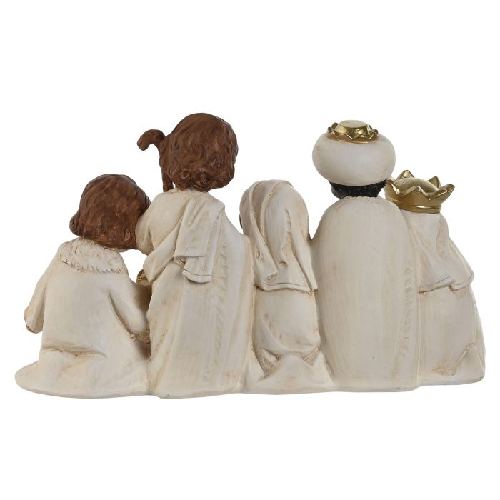 DKD Home Decor Nacimiento Blanco Resina 9.5 x 17 x 32 cm Set de 6 Piezas (2 Unidades) 2