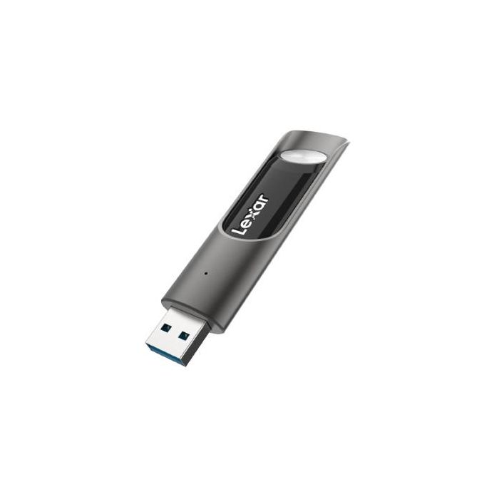 Lexar JumpDrive P30 - Memoria USB 3.2 de 128 GB - Hasta 450 MB/s Lectura/Escritura - Diseño Deslizante Negro/Gris 1 Lexar JumpDrive P30 - Memoria USB 3.2 de 128 GB - Hasta 450 MB/s Lectura/Escritura - Diseño Deslizante Negro/Gris 1