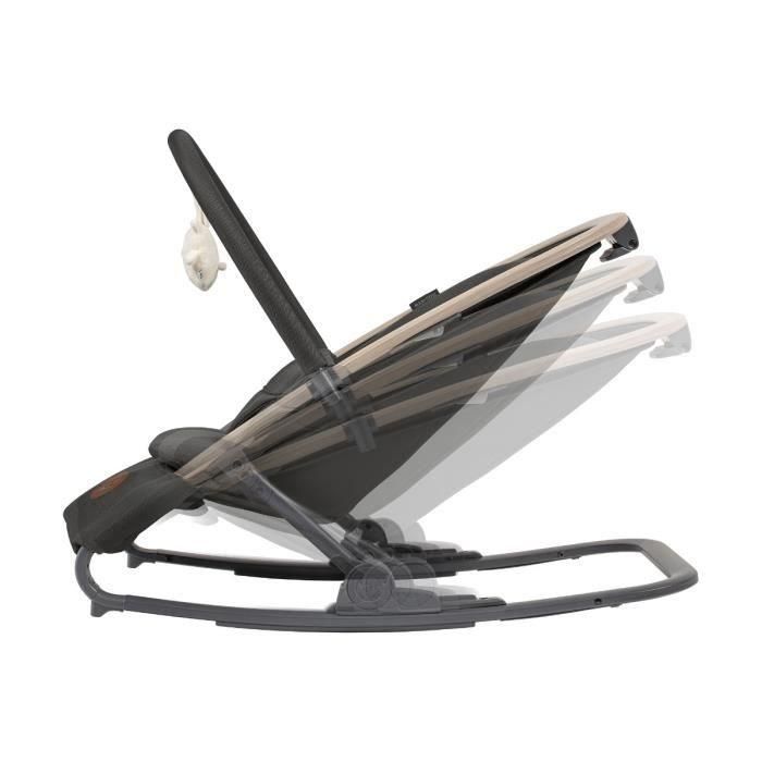 MAXI-COSI Kori Hamaca ligera, con función de columpio, Desde el nacimiento hasta los 2 años (hasta 15kg), Beyond Graphite ECO 1
