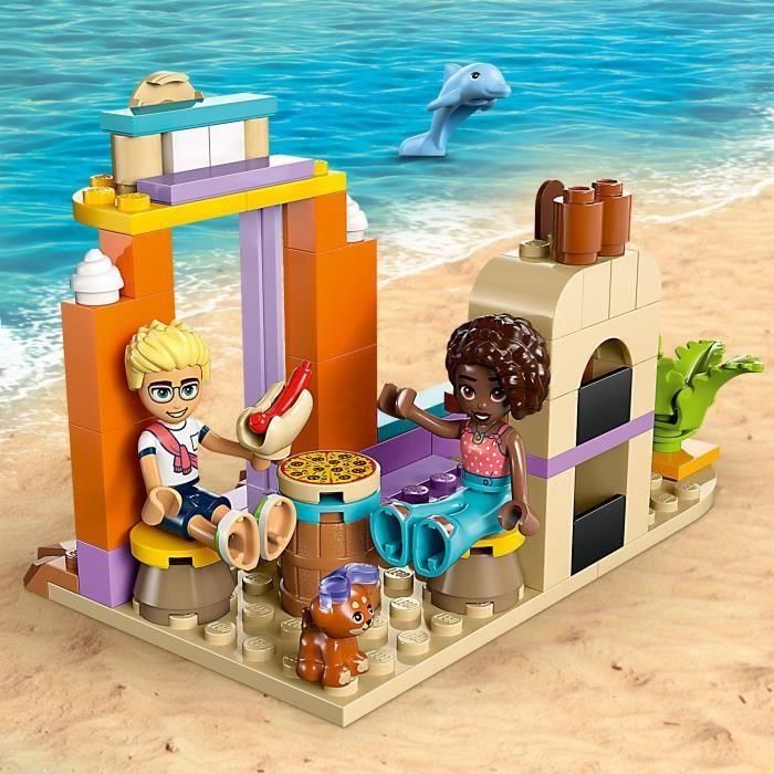 Juego de construccion playa creativa y maleta de viaje lego friends 3