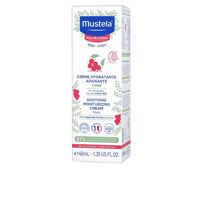 Mustela Crema Facial Hidratante Confort Bebé Piel Sensible Desde 0 Meses 40ml 1